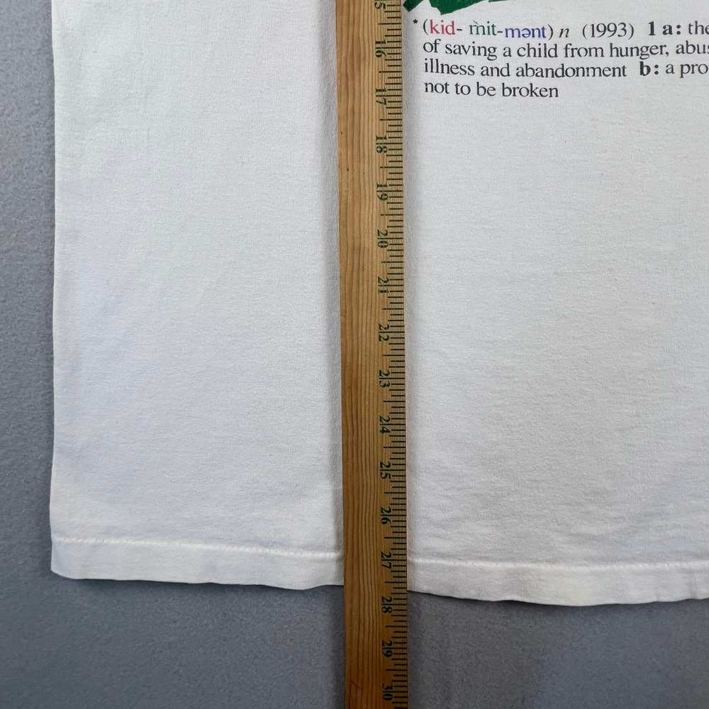 Vintage 1993 T-Shirt Mens XL Kid-mit-ment White Graham Webb USA Made Delta Tee - Picture 8 of 13
